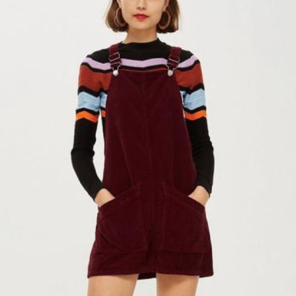 Topshop Corduroy Overalls